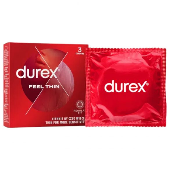 Durex Feel Thin - kondomi za naraven občutek (3 kosi)