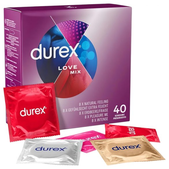 Durex Love Mix - paket kondomov (40 kosov)