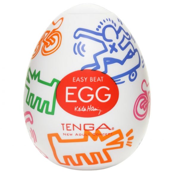 TENGA Egg Keith Haring Street - masturbacijsko jajce (1 kos)