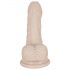 You2Toys - Silikonski dildo s priseskom - mali (naravna barva)