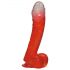 Jolly dildo (17 cm) - rdeč