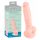 Medicinski - medicinski silikonski dildo (18 cm) - naravni