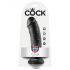 King Cock 8 dildó (20 cm) - črna