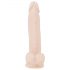 Nature Skin - realistični dildo s priseskom - naravna barva (srednji)