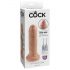 King Cock 6 - realistični dildo (15 cm) - naravna