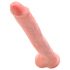 King Cock 14 testisov velik dildo (35 cm) - naravni