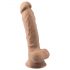 Silexd 7 - Dildo s priseskom - 17,5cm (naravno)