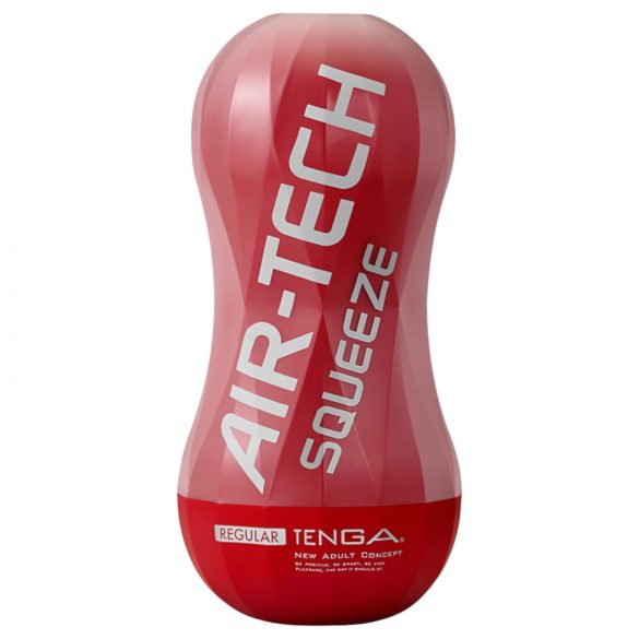 TENGA Air-Tech Squeeze Regular - sesalni masturbator (rdeč)