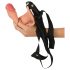 Realistixxx Strap-on - strap-on, votel, realističen dildo (naravni)