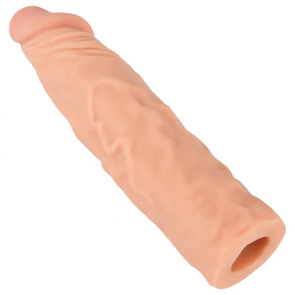 Nature Skin - podaljšek in odebeljevalec za penis (19,5 cm)