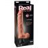 Real Feel Deluxe No.12 - realistični vibrator z modami (naravna barva)