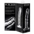 Icicles No. 62 - stekleni dildo s penisom (prosojen)