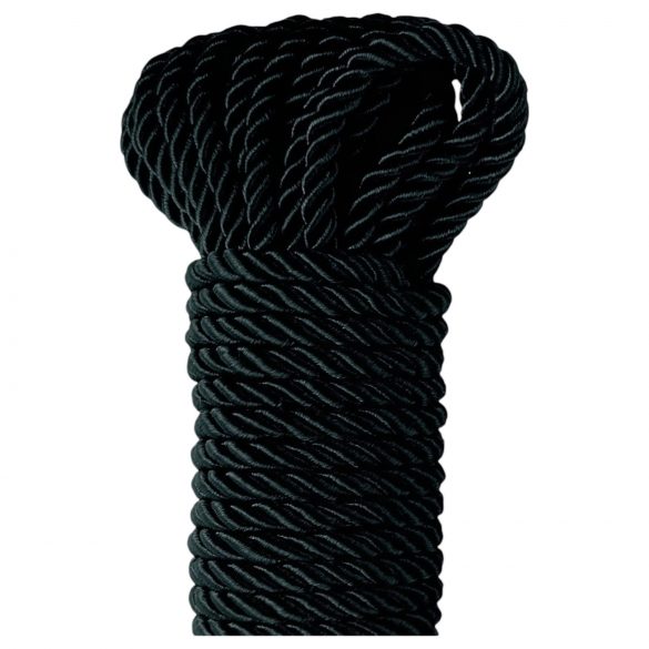 Fetiš svilena vrv - Shibari vrv - 10 m (črna)