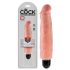 King Cock 7 Stiffy - vodoodporen, realističen vibrator (18 cm) - naraven