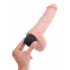 King Cock 8 - realistični ejakulirajoči dildo (20cm) - naraven