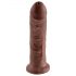 King Cock 8 dildo (20cm) - rjava