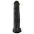 King Cock 15 - prisesalni dildo z mošnjo (38 cm) - črna