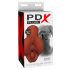 PDX Pick Your Pleasure Stroker - realistični masturbator 2v1 (rjav)