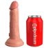 King Cock Elite 6 - pripenjalni, realistični dildo (15 cm) - naravni