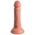 King Cock Elite 6 - pripenjalni, realistični dildo (15 cm) - naravni