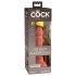 King Cock Elite 6 - pripenjalni, realistični dildo (15 cm) - temen