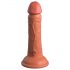 King Cock Elite 6 - pripenjalni, realistični dildo (15 cm) - temen