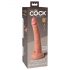 King Cock Elite 7- pripenjalni, realistični dildo (18 cm) - naravni