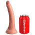 King Cock Elite 7- pripenjalni, realistični dildo (18 cm) - naravni