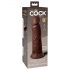 King Cock Elite 8 - pripenjalni, realistični dildo (20 cm) - rjav