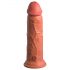 King Cock Elite 8 - pripenjalni, realistični dildo (20 cm) - temno naraven