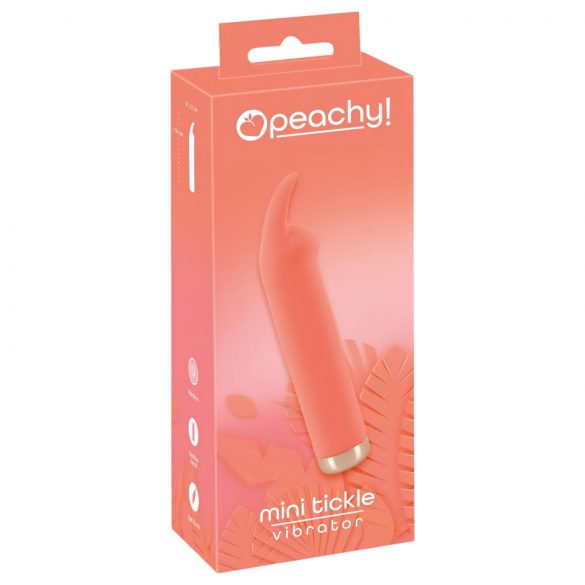 You2Toys - peachy! mini zajček - baterijski klitorisni vibrator z zajčkom (breskev)