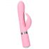 Pillow Talk Lively - akumulatorski vibrator s stimulatorjem za klitoris (roza)