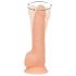 Naked Addiction Rotating 8 - vrtljiv vibrator (20 cm) - naravna