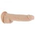 Naked Addiction Thrusting 9 - vlečni vibrator - naraven (23 cm)