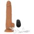 Naked Addiction Thrusting 9 - radijski, potiskajoči vibrator - temen (23cm)