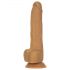 Naked Addiction Thrusting 9 - radijski, potiskajoči vibrator - temen (23cm)