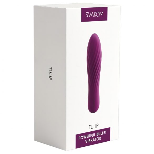 Svakom Tulip - mini vibrator s polnilno baterijo (vijolična)