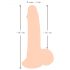 Nature Skin - Dildo s kožo - 19 cm (naravni)