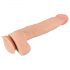 Natute Skin - dildo s kožo - 25 cm (naravna barva)