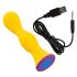 You2Toys bunt. - vodoodporen analni vibrator za polnjenje (rumena)