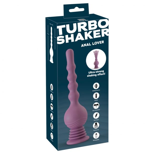 You2Toys Turbo Shaker - analni vibrator (vijoličen)