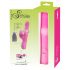 SMILE Pearly Rabbit - vibrator z bisernimi kroglicami (roza)