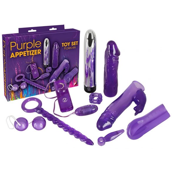 You2Toys - Purple Appetizer - komplet vibratorjev (9 kosov)