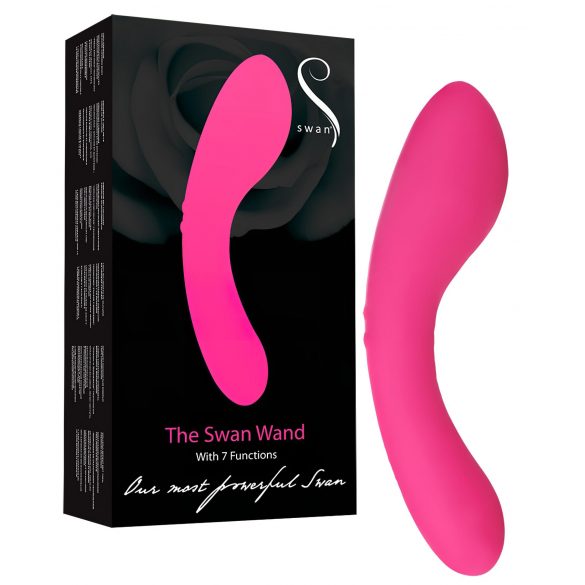 The Swan Wand - masažni vibrator za polnjenje (roza)