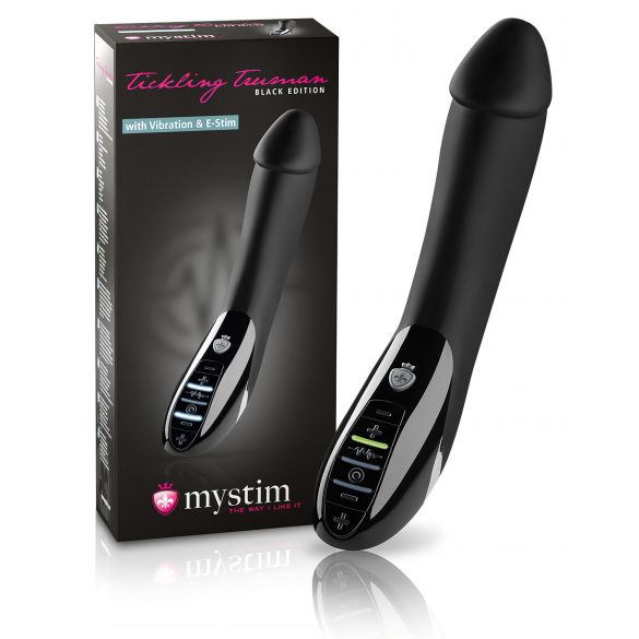 mystim Black Edition Tickling Truman - elektro-stimulacijski vibrator