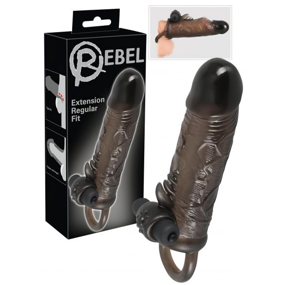 Rebel Regular - vibracijski penis rokav (19 cm)