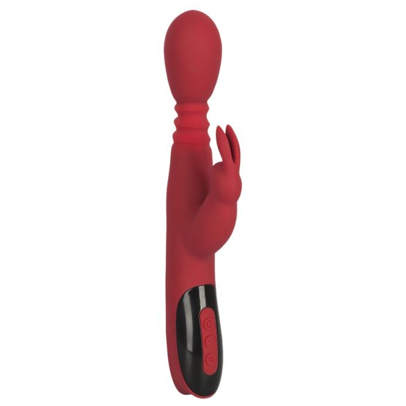 You2Toys - Massager - vibrator za G-točko (rdeč), ki se polni, vrti z udarci in ogrevanjem (rdeč)