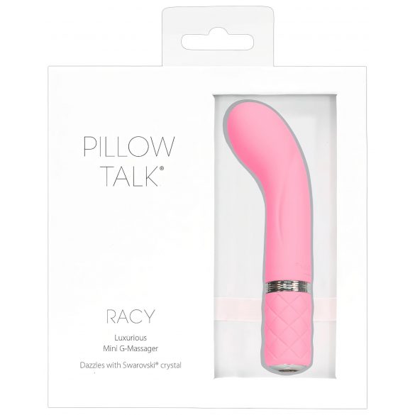 Pillow Talk Racy - ozki vibrator za točko G, ki ga je mogoče ponovno napolniti (roza)