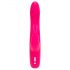 Happyrabbit Curve Slim - vodoodporen vibrator s paličico za polnjenje (roza)