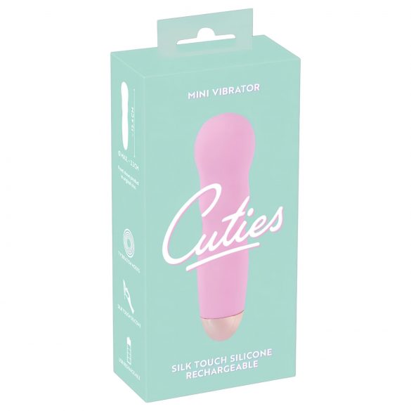 Cuties Mini Rose - brezžični vibrator z valovi (roza)